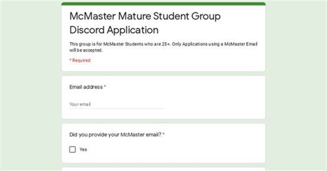 mature student mcmaster